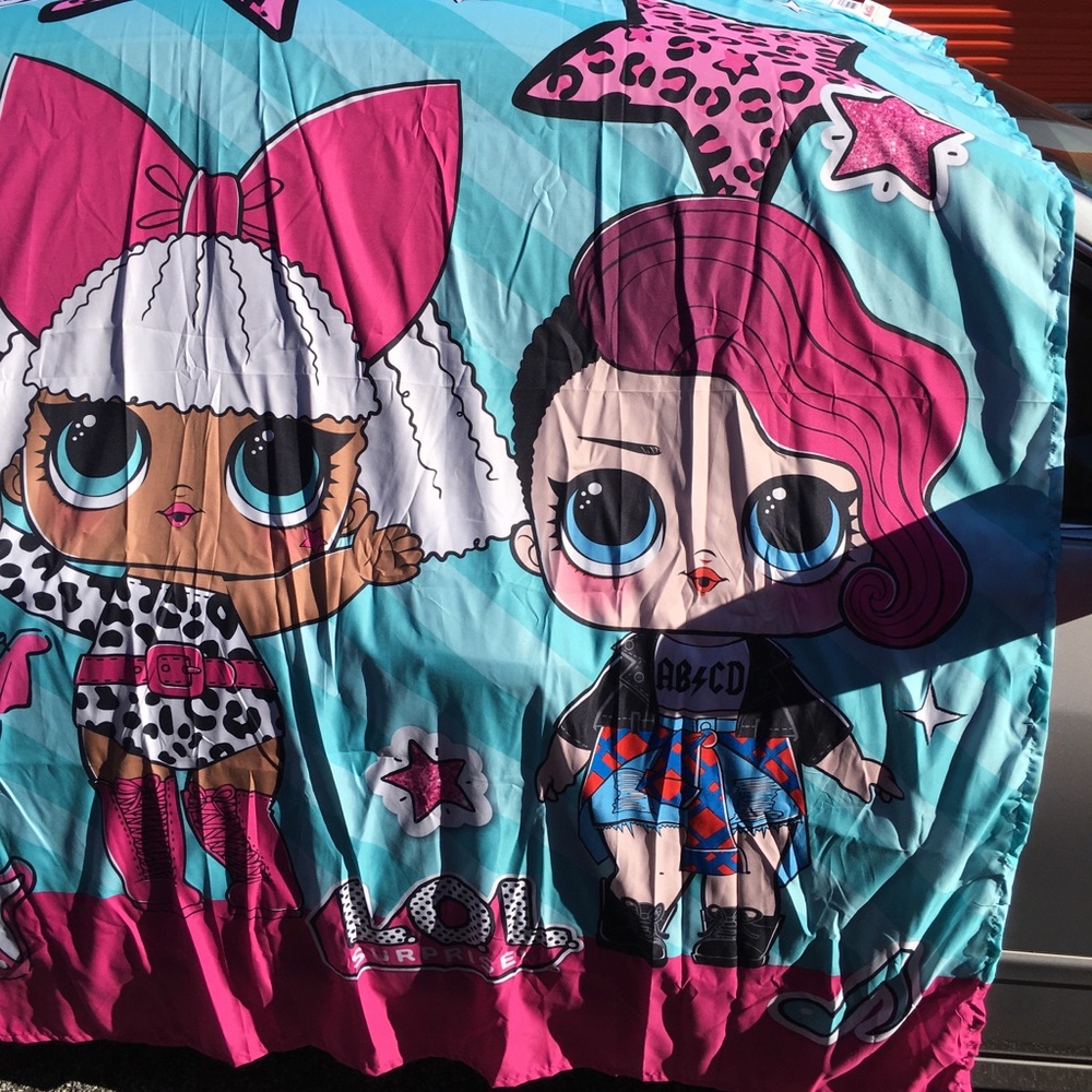 Girls Lol Dolls shower curtain